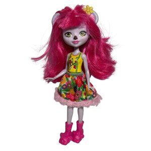 Enchantimals Karina Koala Doll With Pink Hair And Vibrant Floral Dress
